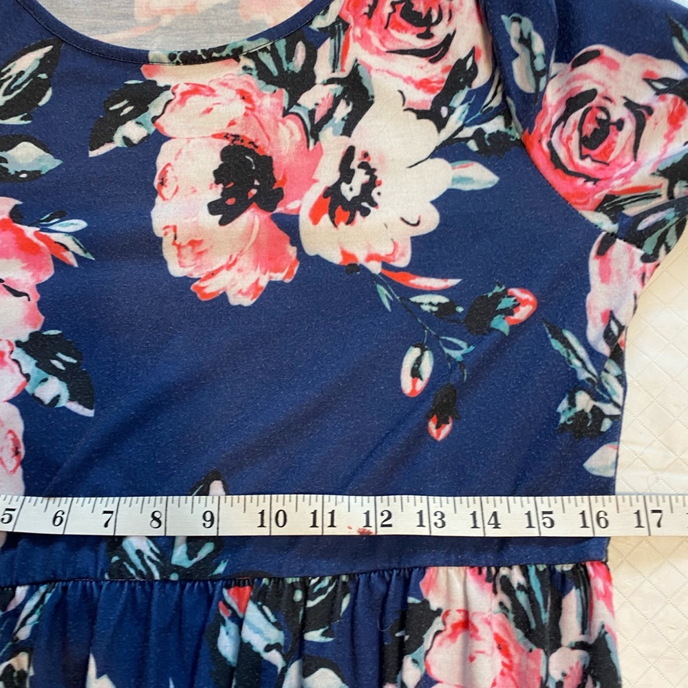 Amazon Navy Floral Maxi Dress - Picture 4 of 4